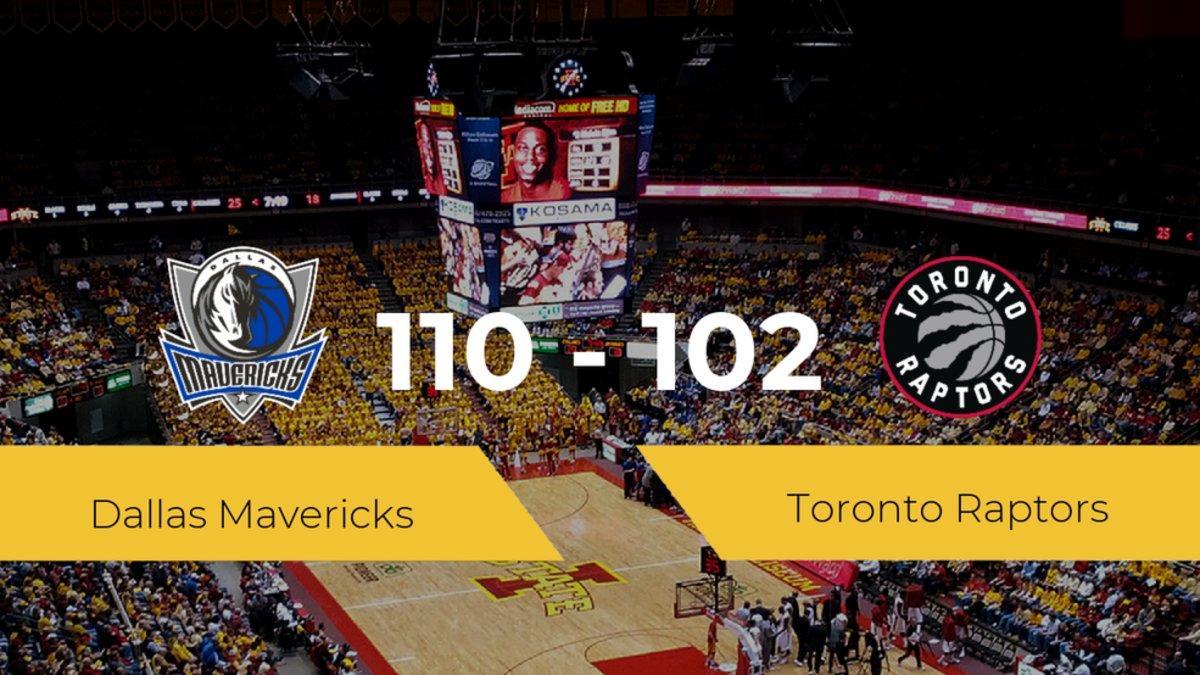 Triunfo de Dallas Mavericks ante Toronto Raptors por 110-102