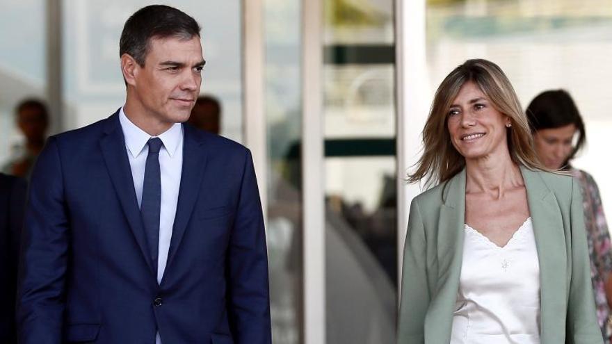 Begoña Gómez y su marido, el presidente del Gobierno Pedro Sánchez.