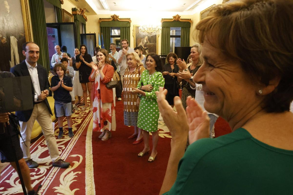 El pregón de Antón Meana para abrir la Semana Grande de Gijón, en imágenes El pregón de Antón Meana para abrir la Semana Grande de Gijón, en imágenes