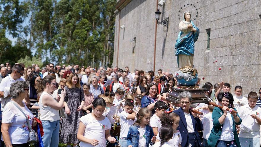 El Santuario de O Corpiño acogió esta mañana una de sus citas más tradicionales