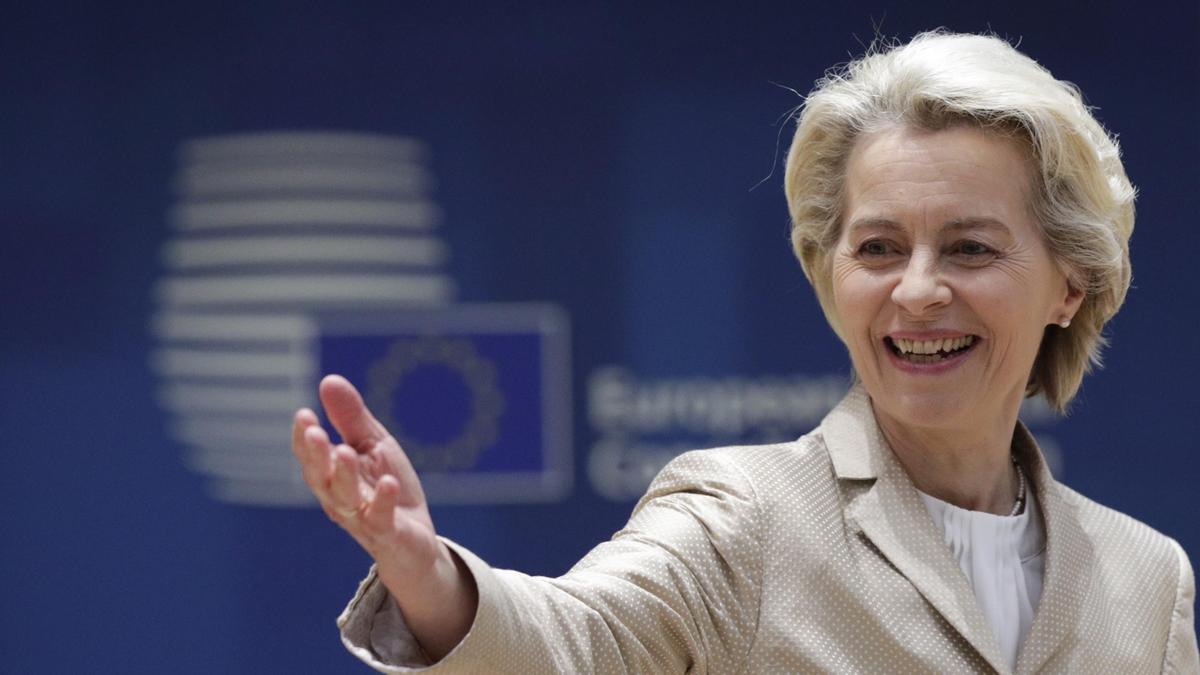 Ursula von der Leyen, presidenta de la Comisión Europea.