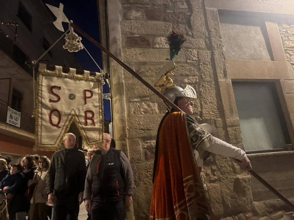 Imatges de la processó de Divendres Sant de Moià
