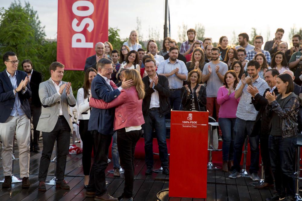 Mitin de Susana Díaz en València