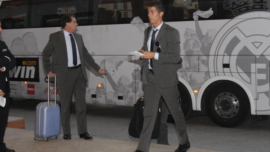 El Real Madrid llegará a Málaga el sábado a las 12:15 horas