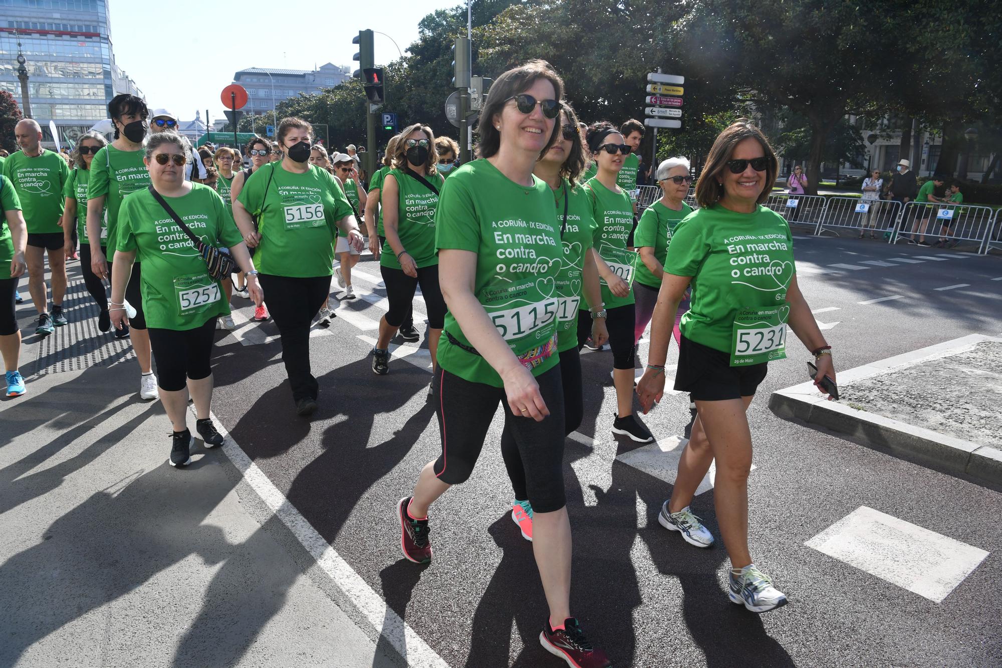 La Carrera contra el Cáncer tiñe de verde la ciudad