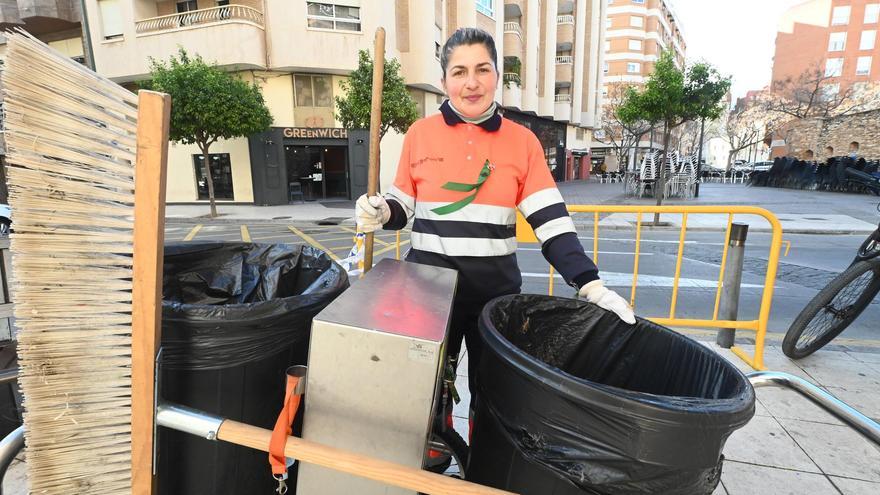 Las declaraciones de una barrendera después de Magdalena: «Hay que aprender a respetar»