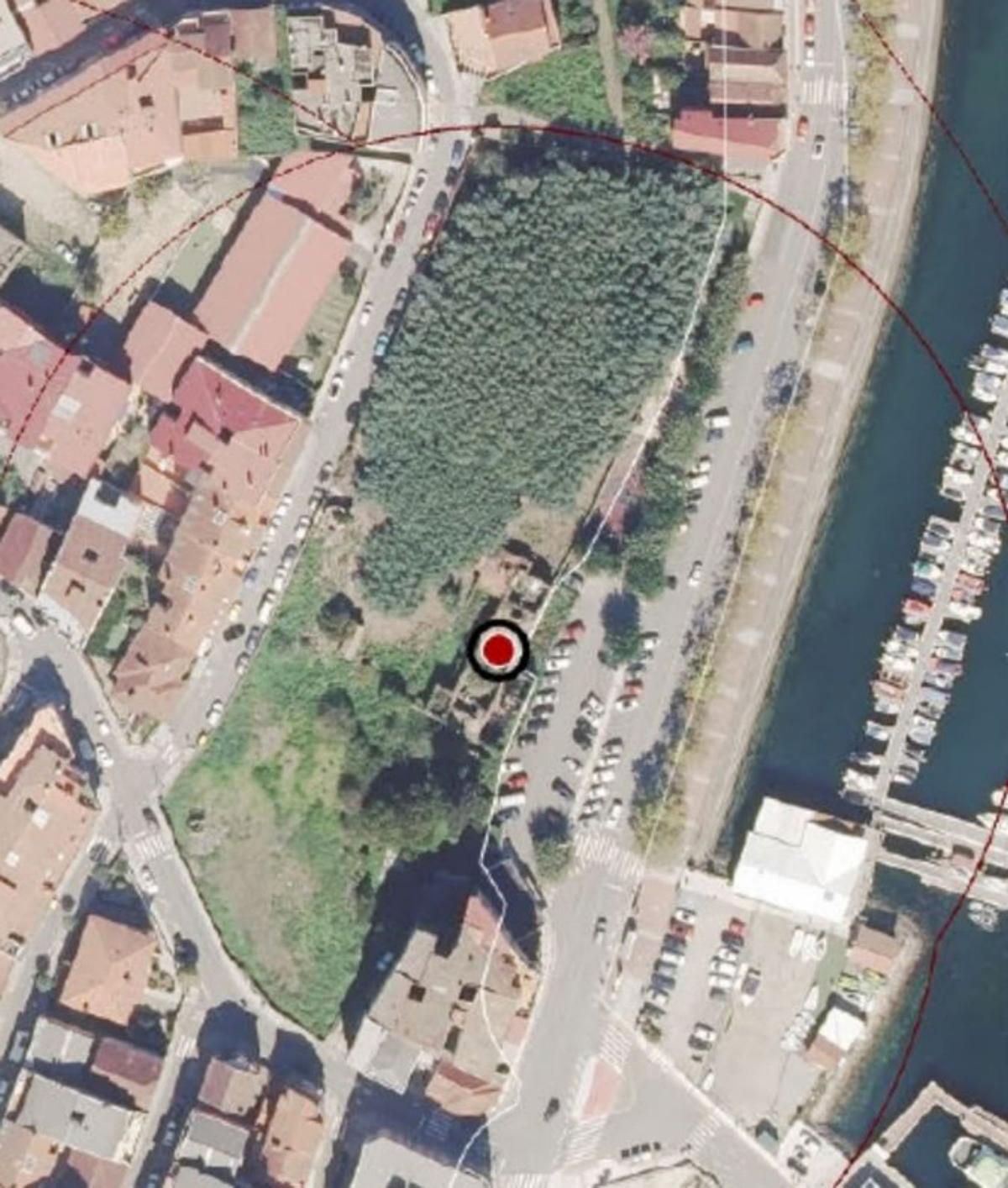 Ficha del pazo que aparece en el catálogo.