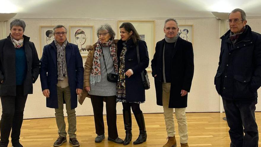 El cangués Leonardo Rial expone en una colectiva en Tambre centrada en el grabado