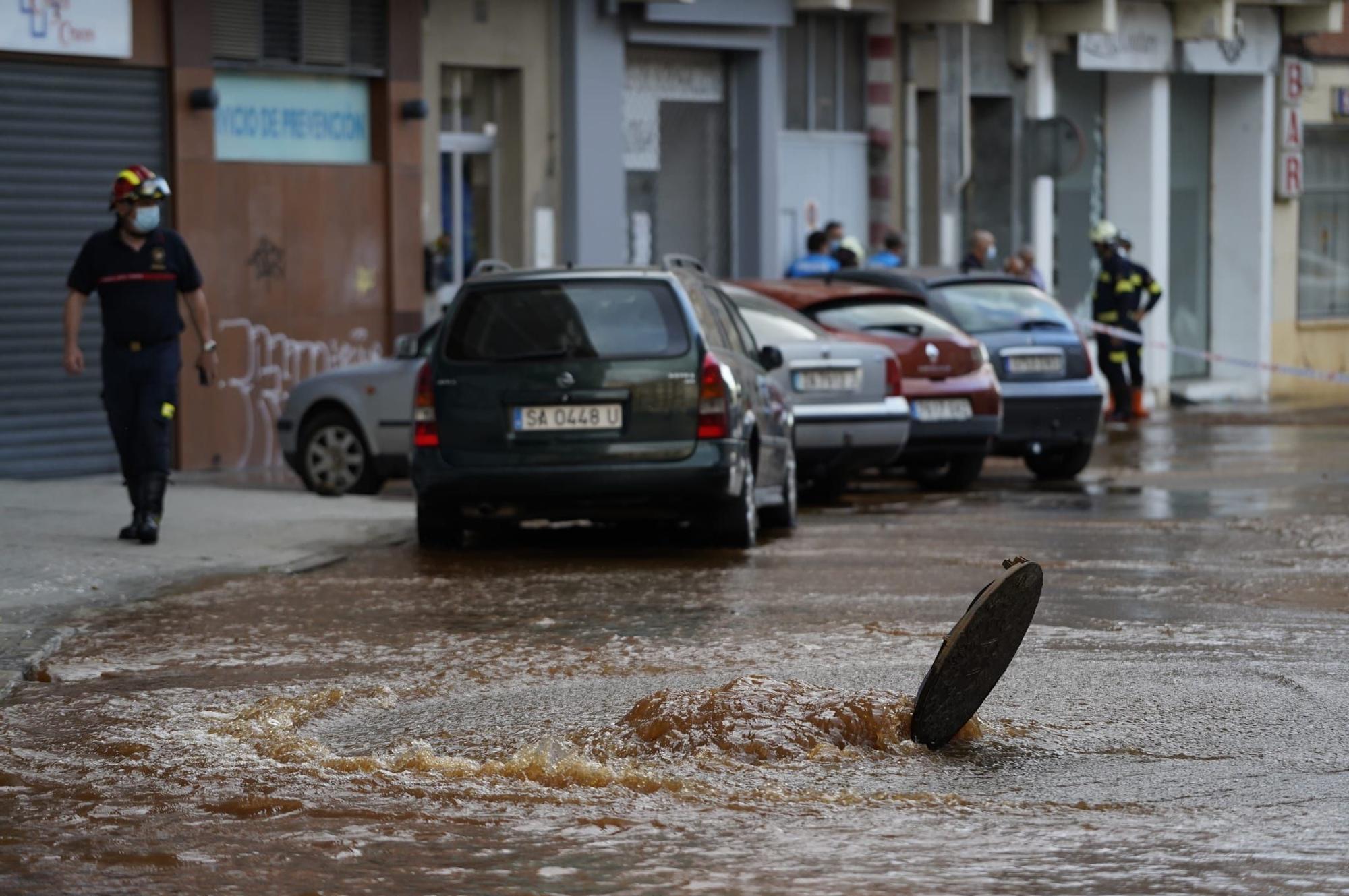 Inundación en Campo de Marte