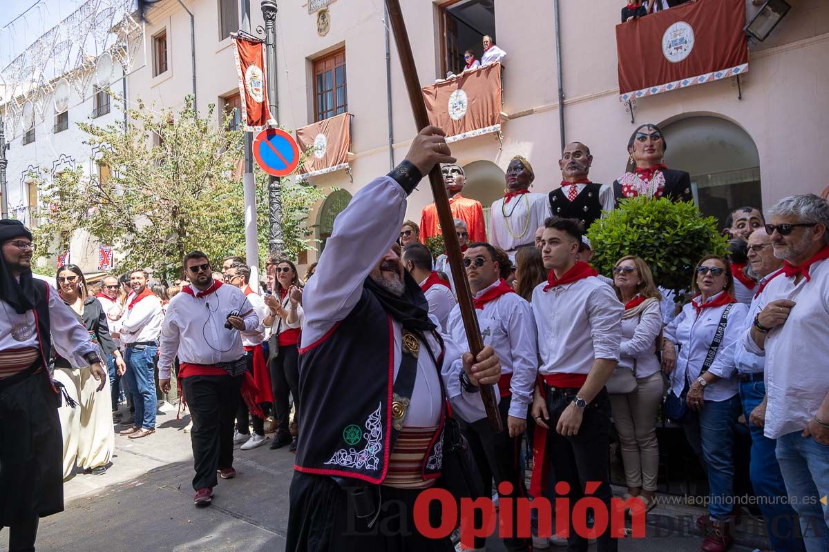 Moros y Cristianos en la mañana del dos de mayo en Caravaca