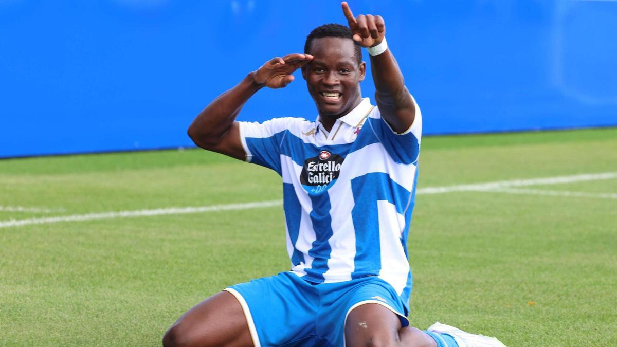 Bil Nsongo, el delantero «manso» que ha eclosionado en Abegondo