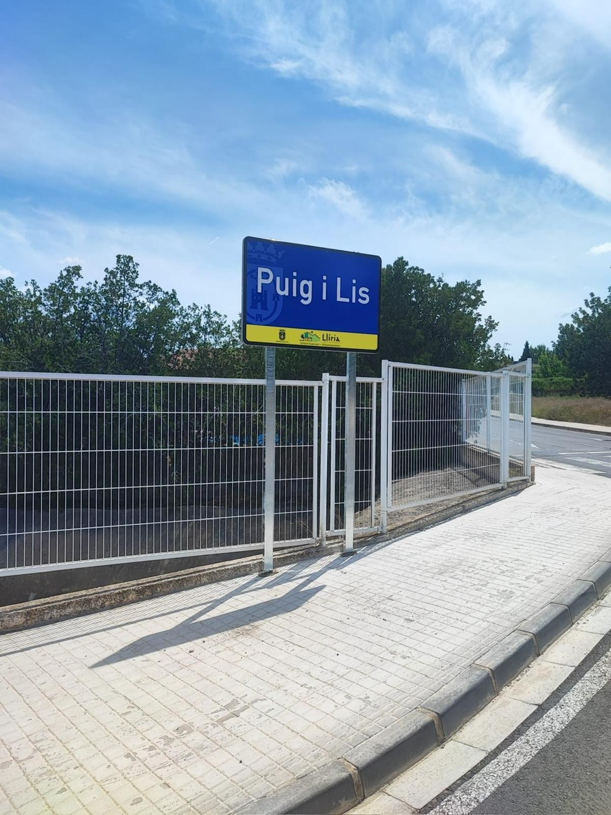 Nueva rotulación para las urbanizaciones.