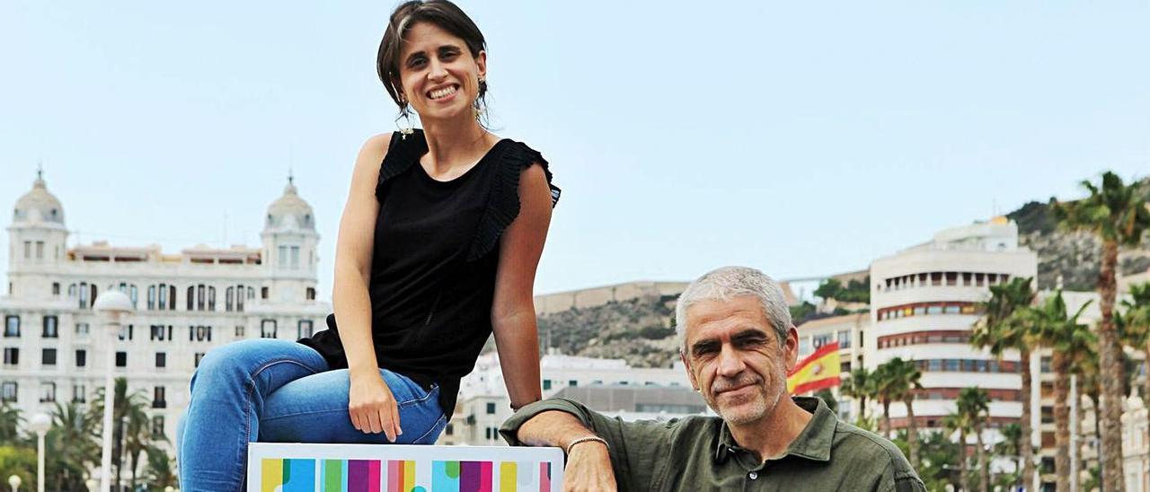 Lorena Torres, productora, y Miguel Llorens, director de Coses a fer abans de morir, ayer. | CRISTINA MARISCAL