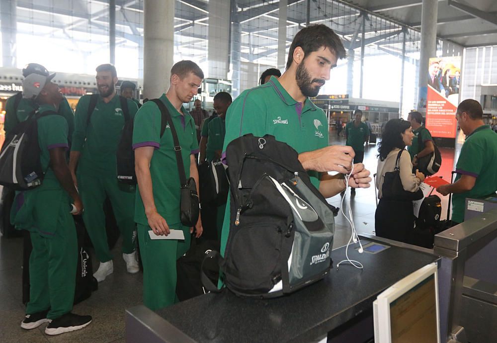 Salida abortada a Montenegro del Unicaja por mal tiempo