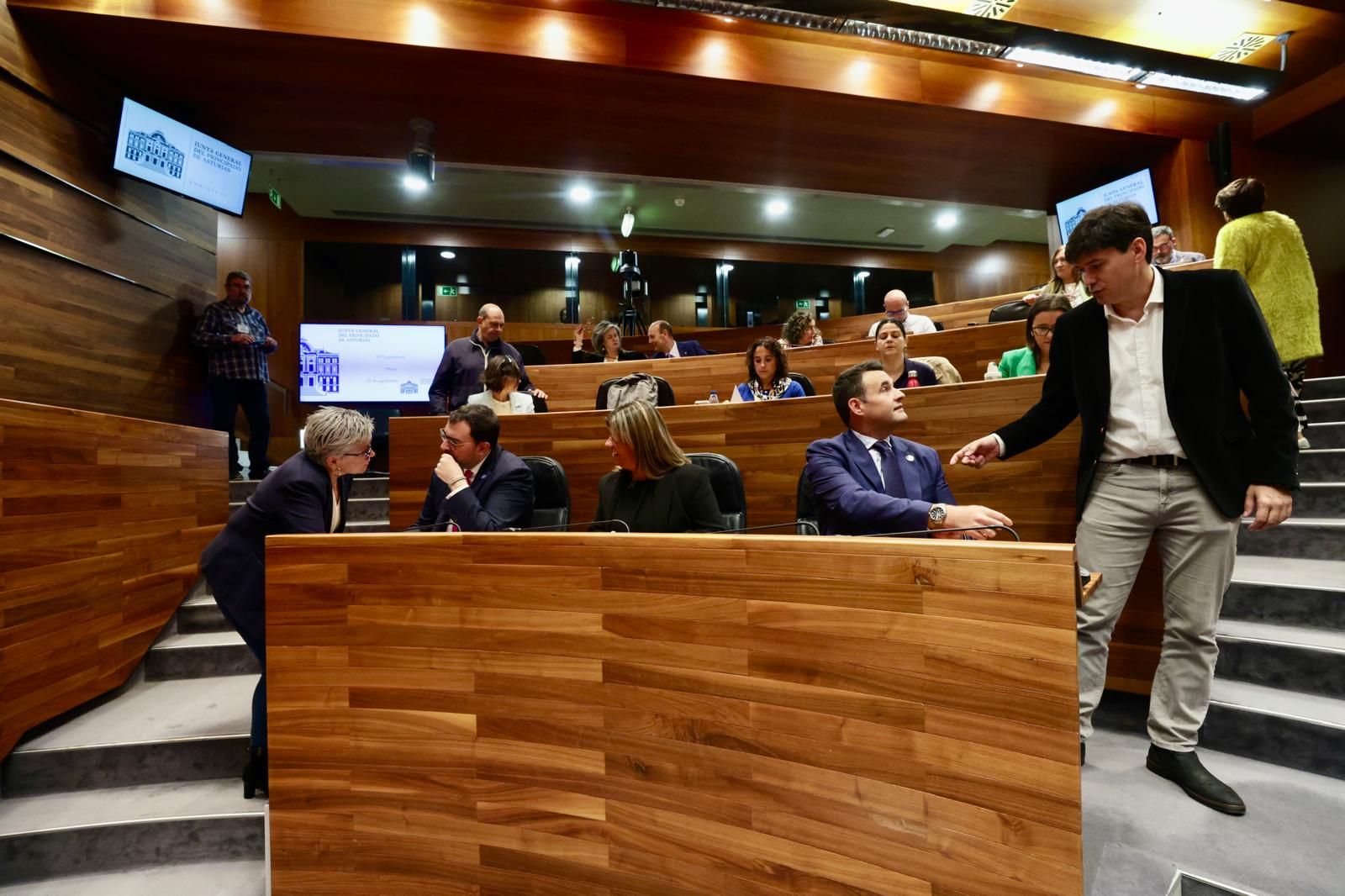 Adrián Barbón en la primera sesión del debate de orientación política 2025