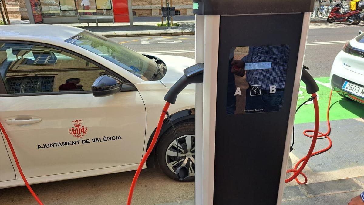Puntos de recarga de vehículos en València