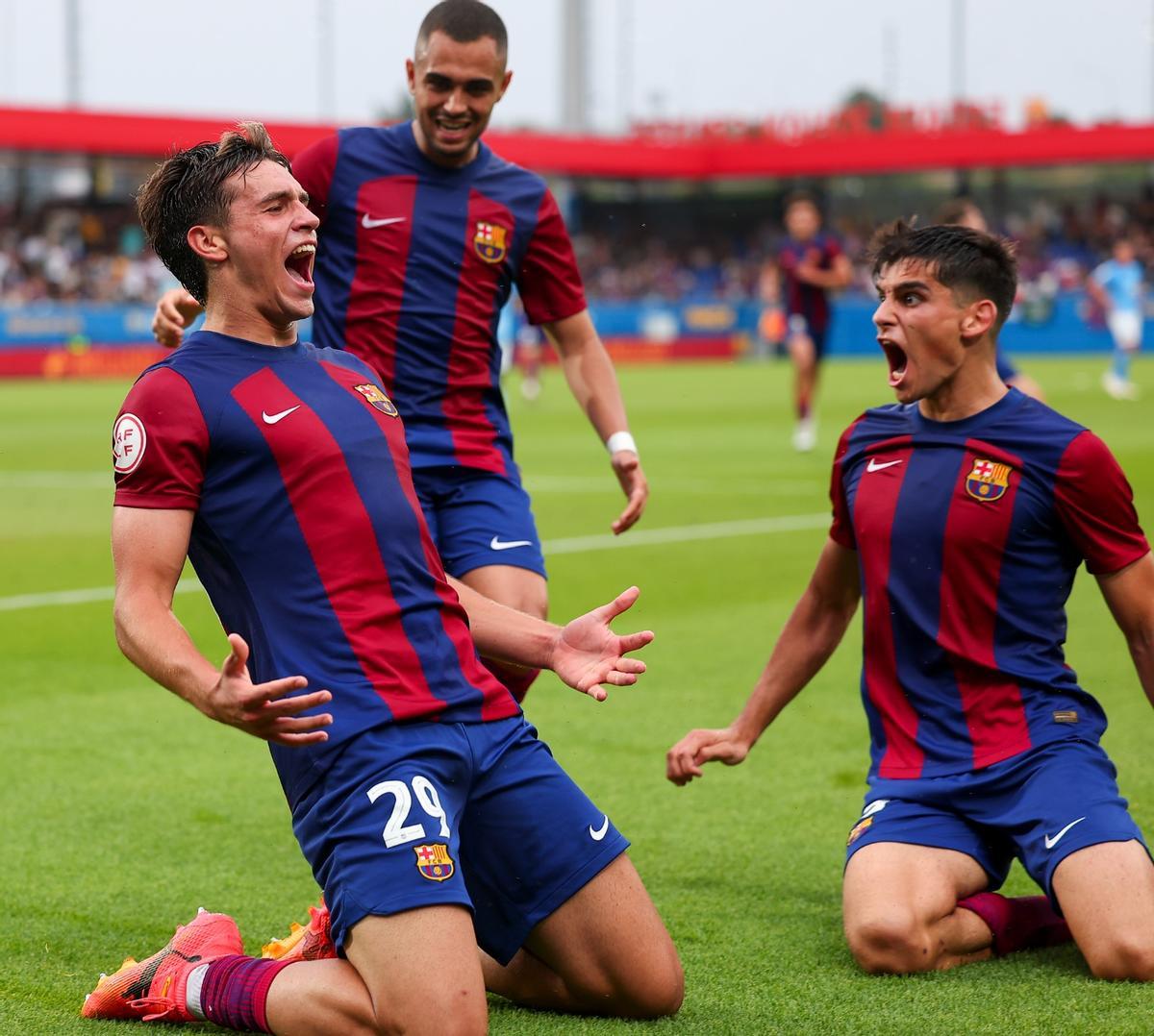 Barça Atlètic - UD Ibiza, partido de vuelta de la semifinal del play-off de ascenso a Segunda, en imágenes.