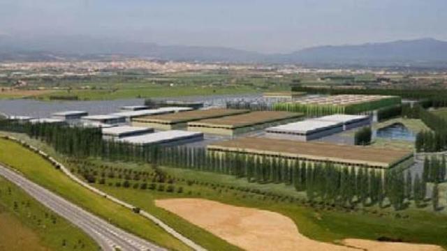Vista  general del projecte d'urbanització del sector Les Pedroses del Logis Empordà