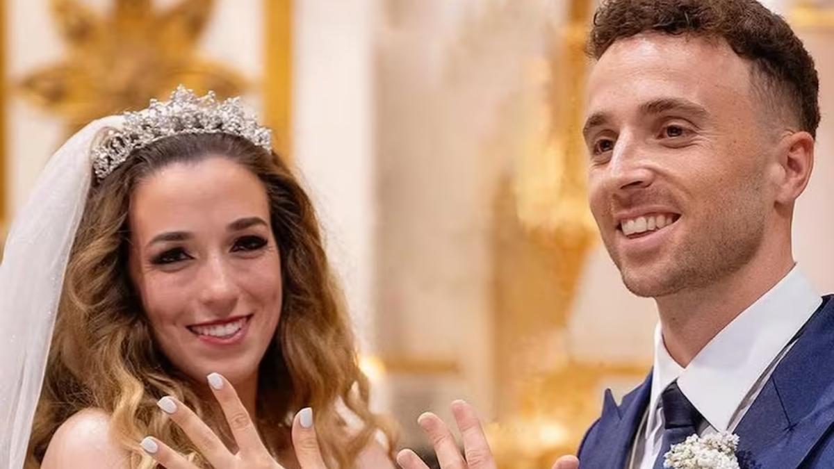 Rute Cardoso junto a Diogo Jota, tristemente fallecido hace un mes