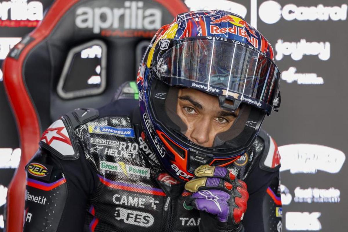 Jorge Martín volvió a subirse a la MotoGP este viernes
