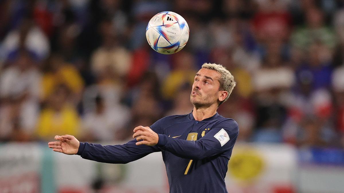 Antoine Griezmann, en una acción del Francia - Australia