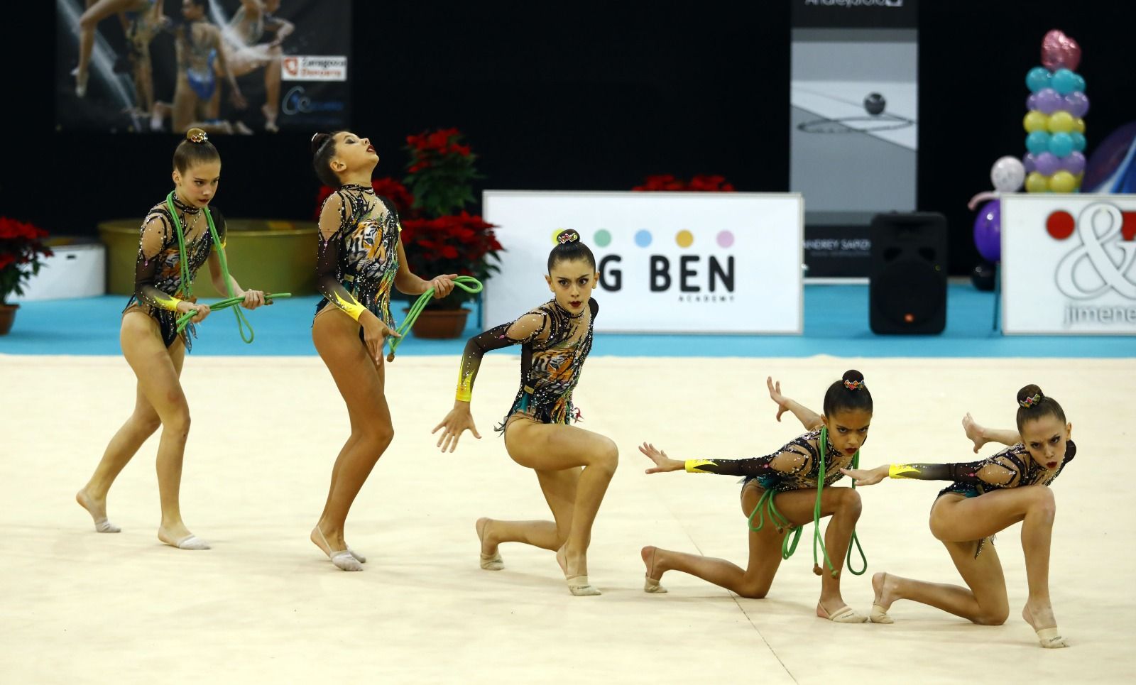 Más de 700 gimnastas se dan cita en el I Trofeo Ibercaja-Ciudad de Zaragoza de gimnasia rítmica de conjuntos