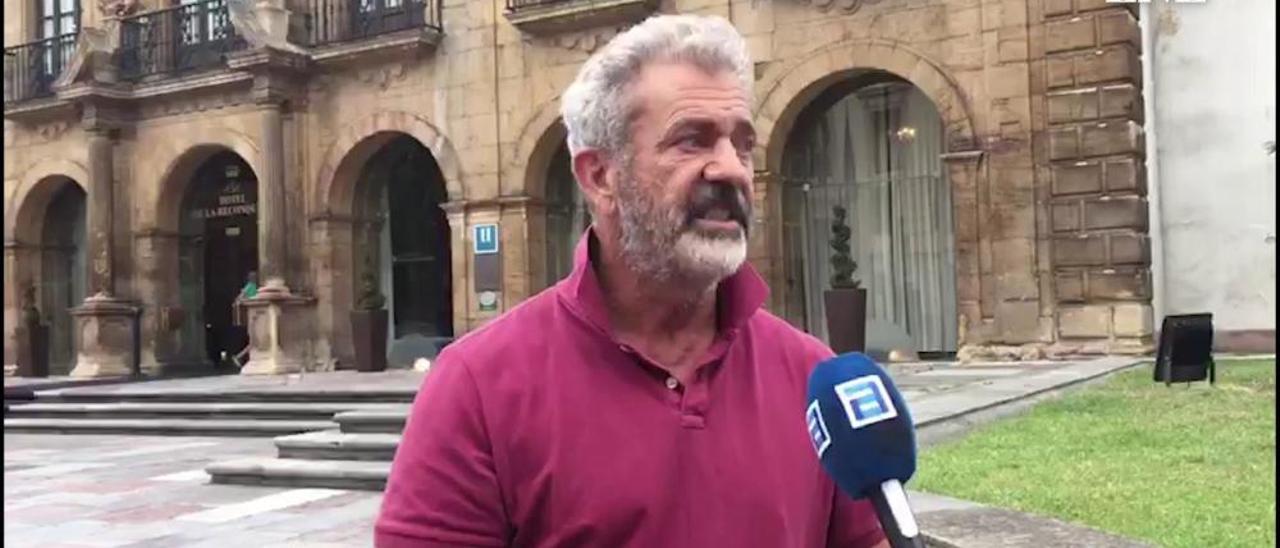 Mel Gibson en Asturias: "Es un lugar maravilloso"