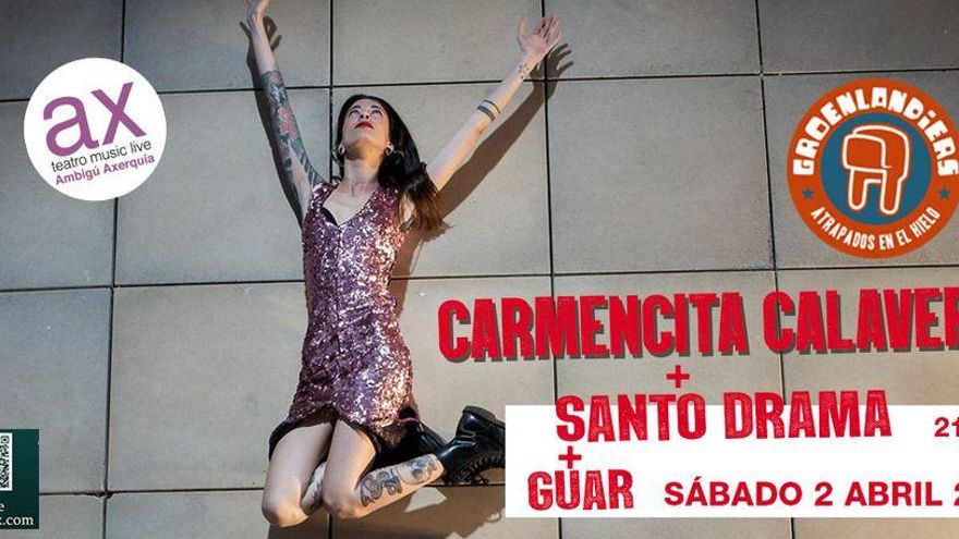 Carmencita Calavera, Santo Drama, Guar y Dj Groenlandiers
