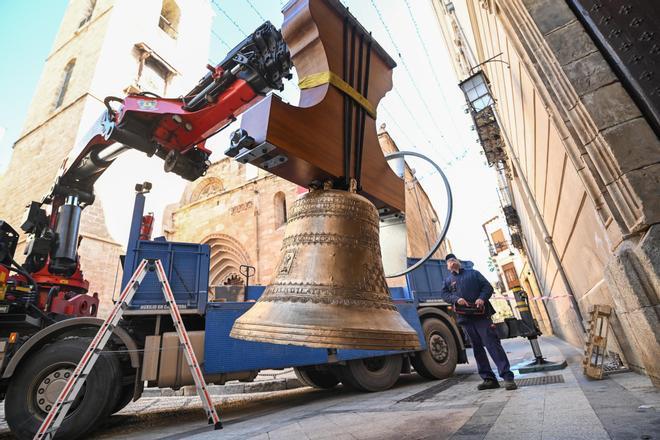 Así han quedado las campanas de la Catedral de Orihuela tras su restauración