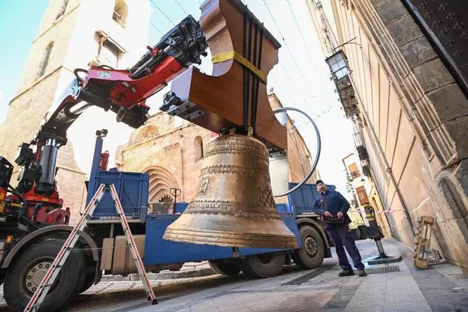 Así han quedado las campanas de la Catedral de Orihuela tras su restauración