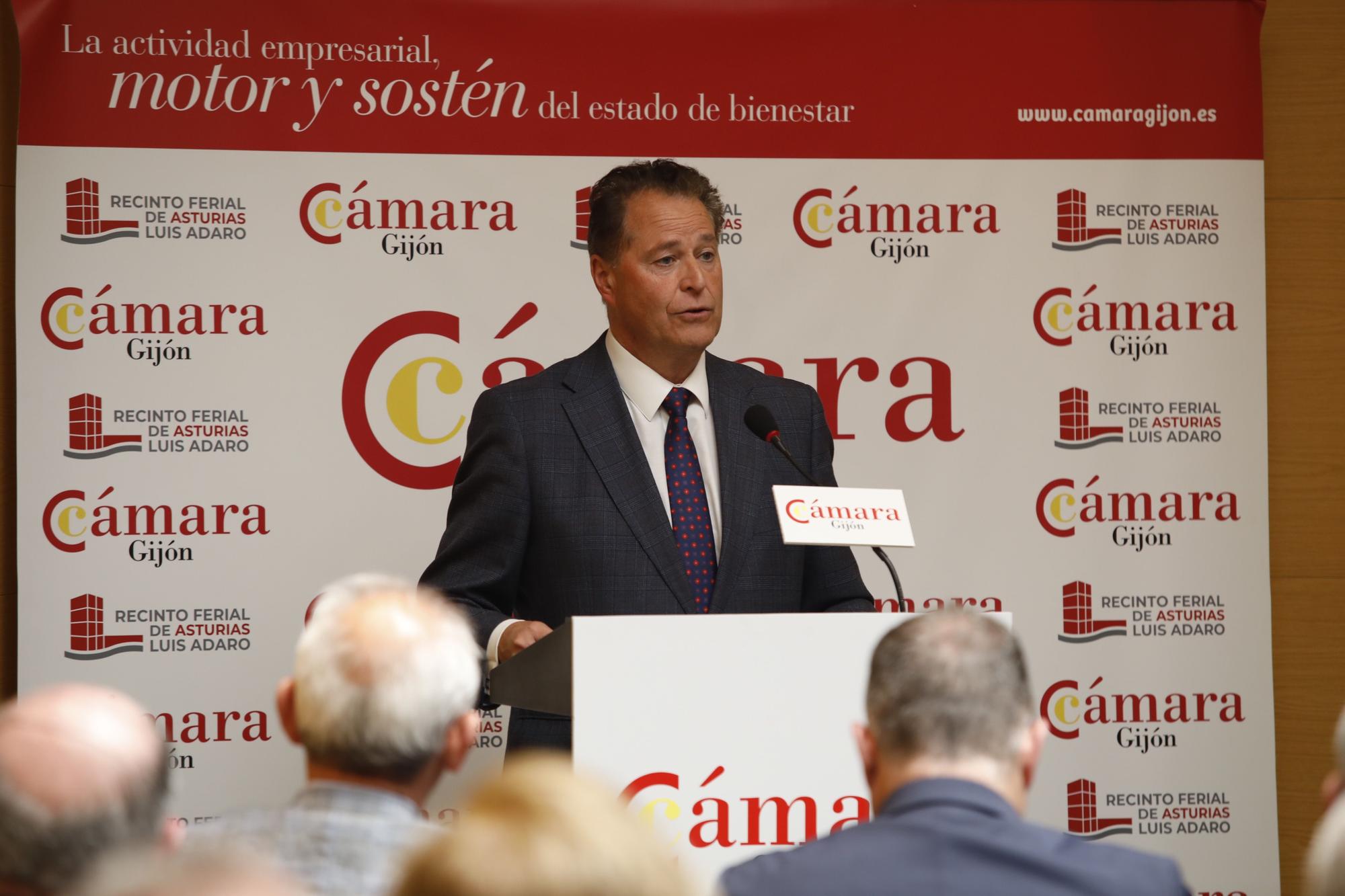 En imágenes: Félix Baragaño, reelegido como presidente de la Cámara de Comercio de Gijón