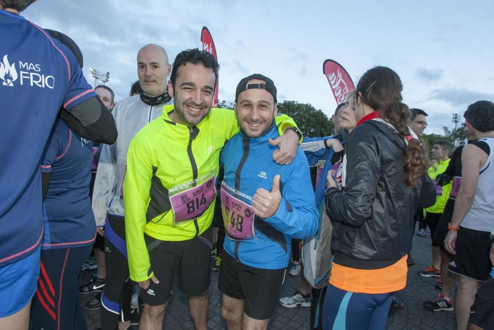 La carrera nocturna de la Torre de Hércules