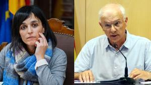 Lalcaldessa de Ripoll, Sívlia Orriols,  i el president del Consell Comarcal, Amadeu Rosell