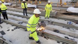 Obres d’estiu: l’avenç del tramvia per la Diagonal escanyarà la circulació estiuenca a València i Aragó