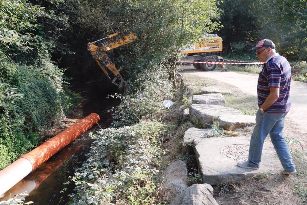 Las pocas precipitaciones dejan al Lagares sin corriente a la altura de la avenida de Madrid