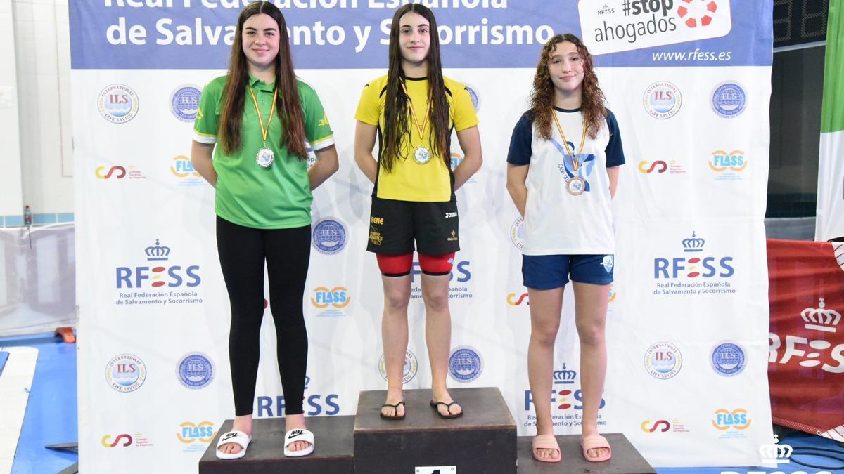 Irene Calvo, en lo más alto del podio de la Kids Spanish Cup