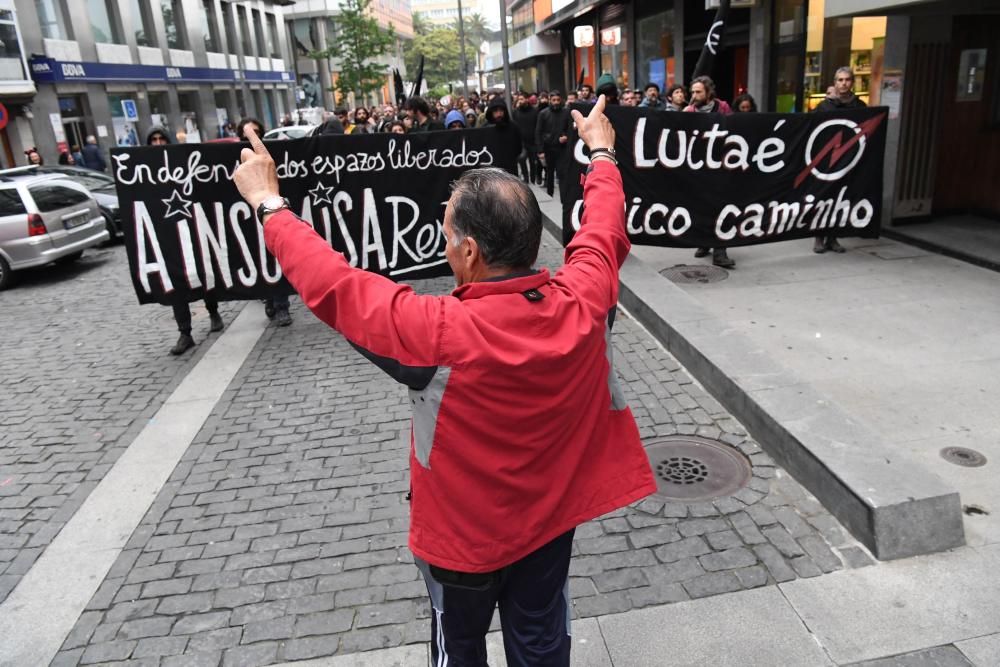 Manifestación de apoyo a la Insumisa