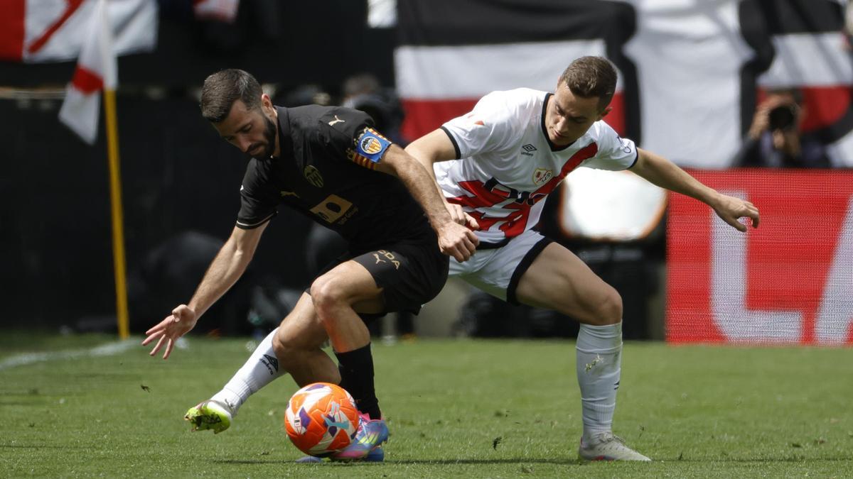 Anterior enfrentamiento entre el Rayo y el Valencia.