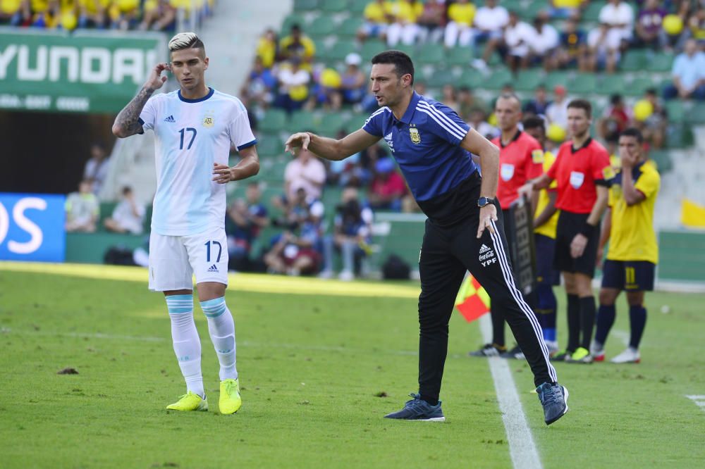 Argentina vence a Ecuador en el Martínez Valero