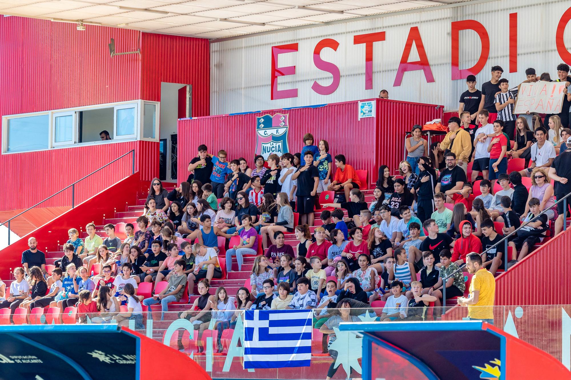 España sub 17 golea a Grecia en La Nucía. Torneo UEFA clasificatorio Eurocopa 2023