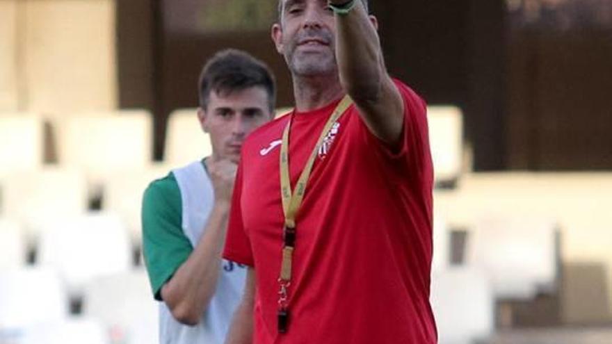Alberto Monteagudo, durante un entrenamiento.