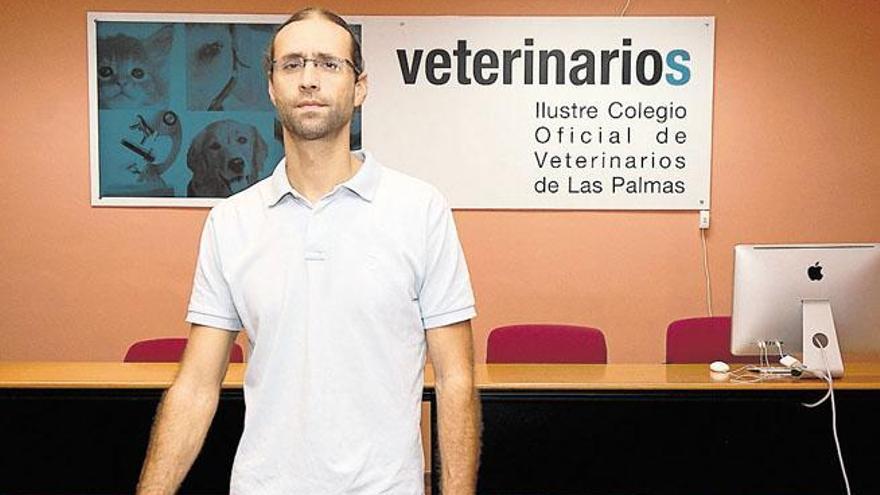 Ernesto Molina, vocal de Empleabilidad en la nueva junta de gobierno del Colegio de Veterinarios.