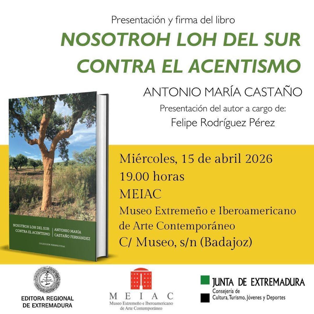 Presentación del libro 'Nosotroh loh del sur. Contra el acentismo'.