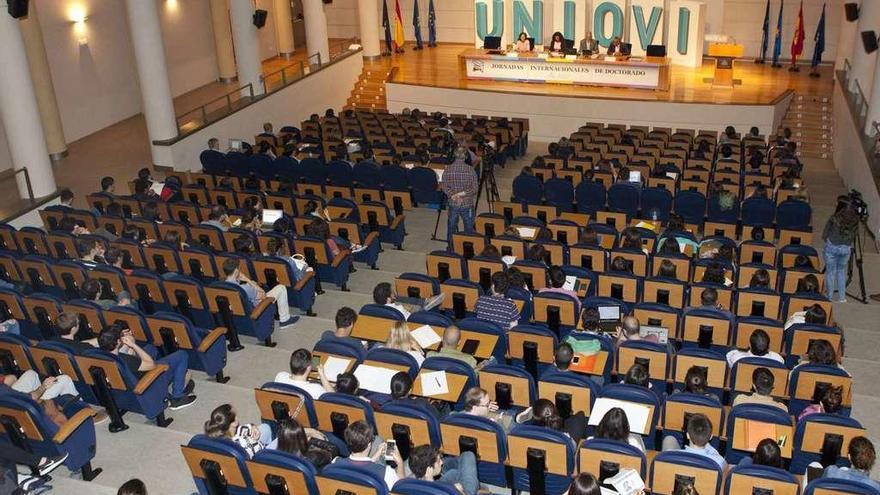 Las Jornadas Internacionales de Doctorados, celebradas en julio en el campus de Mieres.