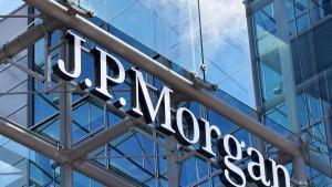 19/05/2026 FILED - 19 May 2026, Berlin: FILE PHOTO - The logo of US bank JPMorgan Chase is displayed in the Axel-Springer-Passage in Berlin, where a branch of the company is located. Photo: Julian Degler/dpa ECONOMIA INTERNACIONAL Julian Degler/dpa