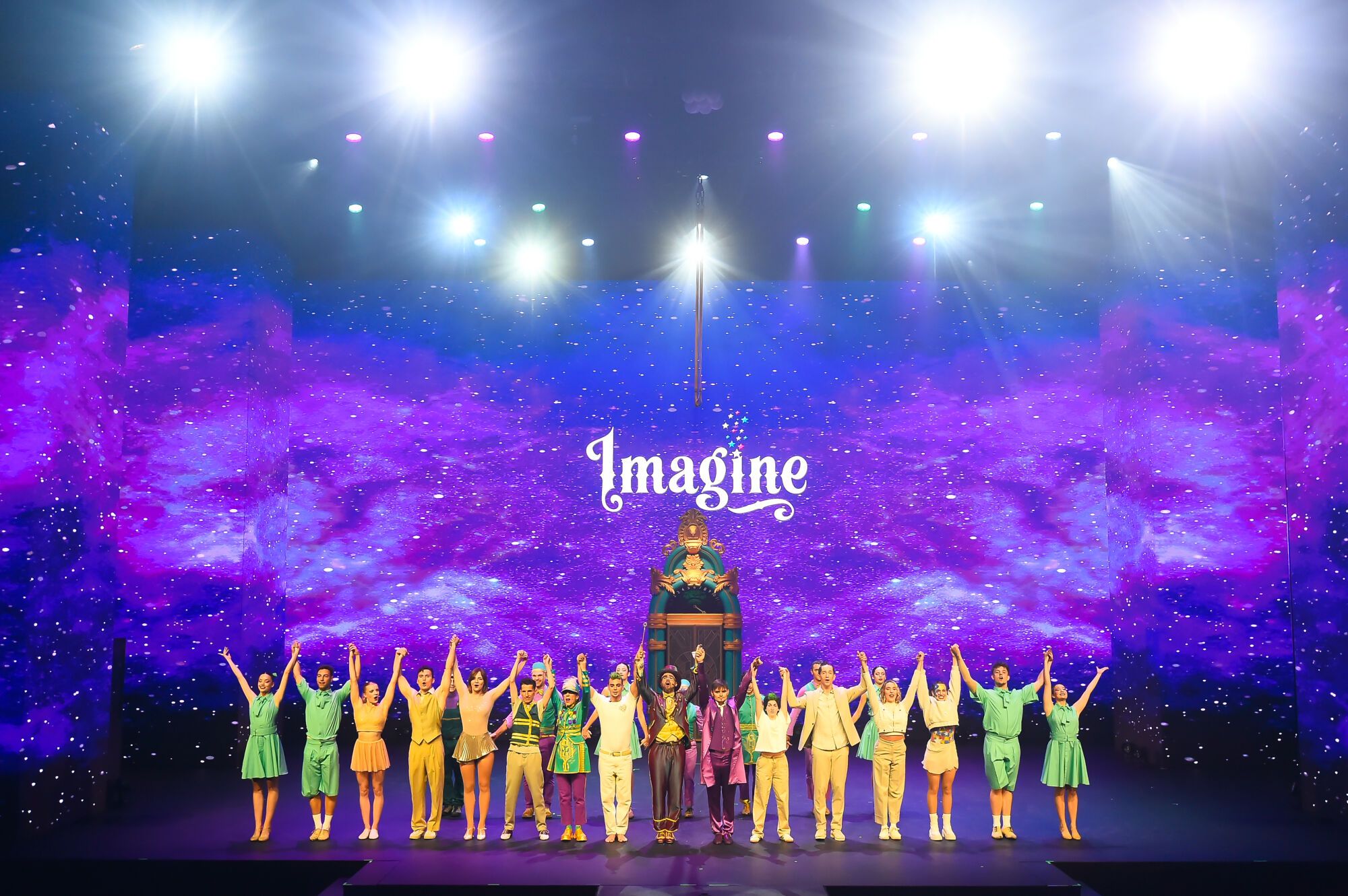Pase a los medios de presentación del espectáculo de circo 'Imagine'