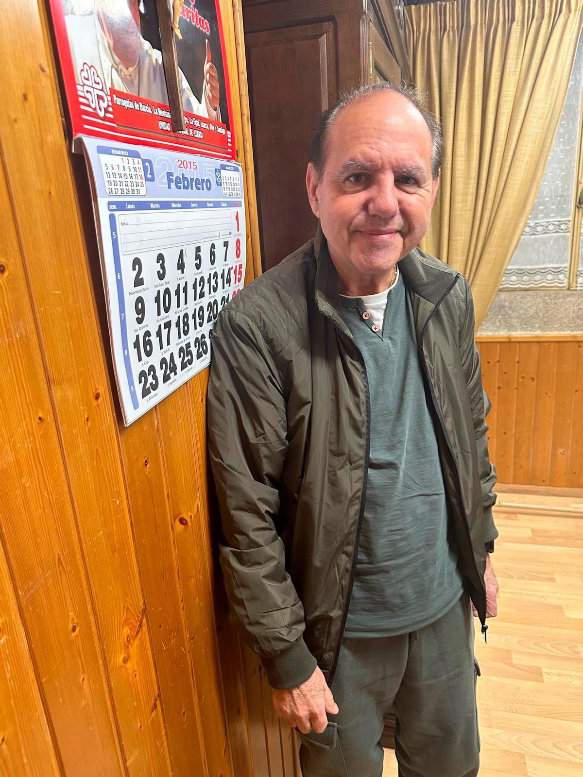 El nuevo párroco de Luarca, Lito García.