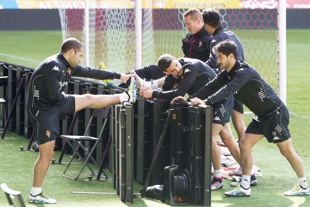 Entrenamiento del Sporting