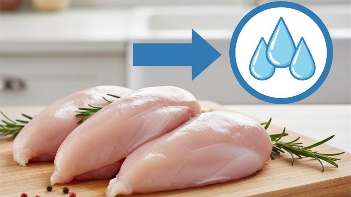 No pagues el agua como si fuera carne: fíjate en este importante detalle cuando compres pollo envasado