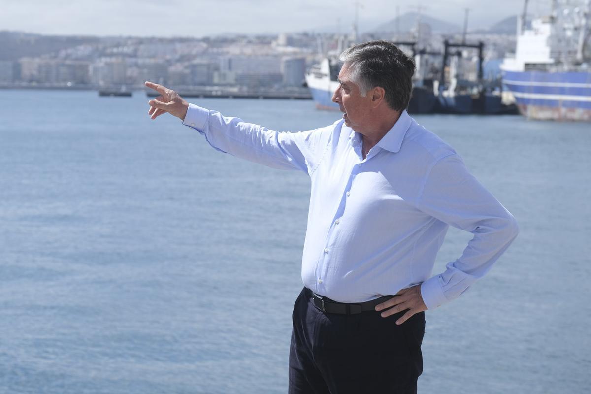 Juan Francisco Martín, director comercial de la Autoridad Portuaria de Las Palmas | 14/03/2024 | Fotógrafo: José Carlos Guerra